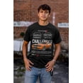 thumbnail image 5 of Dodge Challenger Specifications Men's Graphic T Shirt Tees Brisco Brands S, 5 of 6