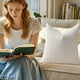 thumbnail image 4 of Soft Weave Pillowcases Standard Size Breathable Face Friendly Pillow Shams Decorative Weave Pillow Case Covers, 4 of 6