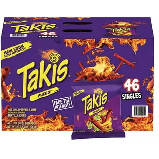  Takis Rolled Tortilla Chips Variety Pack of 3, Fuego, Zesty  Nacho & Spicy Dragon, 280g/9.8oz (Shipped from Canada)
