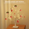 thumbnail image 6 of 2FT/24” Birch Tree Light with 24LT Warm White LEDs Battery Powered Timer for Christmas Decorations Indoor, Money Trees for Xmas Winter Wedding Desk Table Mantel Home Decor, 6 of 8