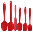 thumbnail image 2 of Reheyre 6Pcs Silicone Cream Spatula Cake Baking BBQ Brush, Non-stick Scraper Kitchen Tool, 2 of 8