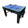 thumbnail image 3 of KICK Decagon 55″ 10-in-1 Multi-Game Table (Black) - Combo Game Table Set - Foosball, Billiards, Glide Hockey, Ice Hockey, Table Tennis, Chess, Backgammon, Draughts, Bowling and Shuffleboard for Home, 3 of 13