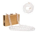 thumbnail image 2 of EeaseCA 1pc Fashion Hand Wear Beaded Bag Chain Shoulder Strap For Handbag Bag Use, 2 of 7