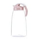 thumbnail image 1 of EeaseMX Recipiente para almacenar bebidas, jarra de agua fría y caliente, jarra de plástico para jugo, tetera doméstica, tamaño L (rosa), 1 of 7