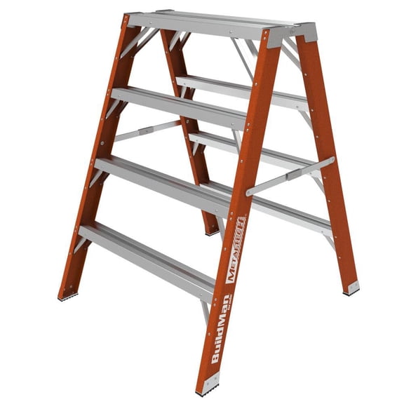 Metaltech 4 Foot Fiberglass Step-Up Workbench And Sawhorse Stand