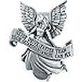 thumbnail image 3 of DmStore Pewter Never Drive Faster Than Your Angel Can Fly Visor Clip, 2 Inches Silver, 3 of 3