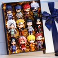 thumbnail image 3 of Mini figura de NARUTO Kawaii, Sasuke, Kakashi, Itachi, Gaara, Jiraiya, Q, estatuilla, 7-8cm, modelo de PVC, juguetes al por mayor, 12 unidades por lote, 3 of 4