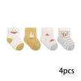thumbnail image 2 of LYMAYTER 0-8Y ‌‌Baby Girl Boy Unisex Socks Eyelet Mesh Summer Thin Toddler Infant Breathable 4 Pack, 2 of 8