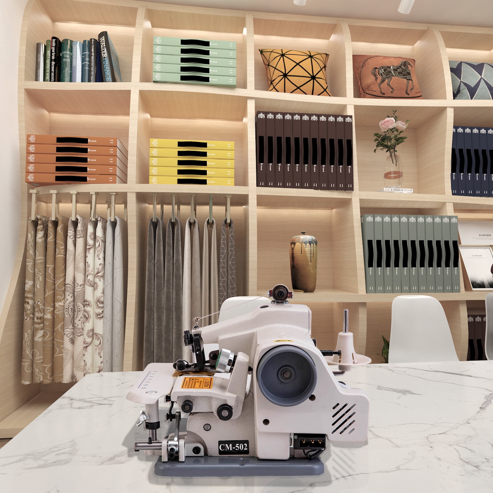 CDZHLTG 110V 1200 Stitches/min Electric Blindstitch Sewing Machine Portable Blindstitch Machine