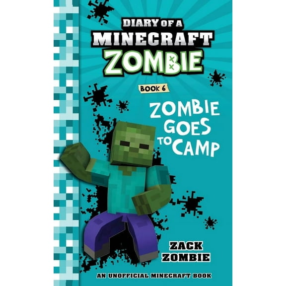 Diary of a Minecraft Zombie Book 6: Zombie Goes To Camp, (Paperback)