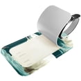 thumbnail image 2 of Square 2Pack PU Leather Polar Bear Cruise Luggage Tag with Privacy Cover and Name ID Tag for Travel Handbags Backpacks Luggage Tags, 2 of 6