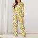 thumbnail image 2 of Fotbe Avocado And Pineapple Conjunto de Pijama de Manga Larga para Mujer con Estampado, Ropa de Dormir de 2 Piezas, Conjunto de Casa Suave y Cómodo con Bolsillos-Medium, 2 of 7