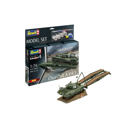 Revell 63297 Churchill originalgetreuer Modellbausatz, Aqua