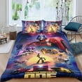 thumbnail image 2 of Transformers One Conjunto de sábanas temático, trío de piezas, cómodo y amigable con la piel, diseño único, regalo de decoración para el hogar para familiares, amigos y fans, 90 cm * 190 cm, 2 of 6
