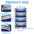 thumbnail image 2 of Recambios de Hojas de Afeitar XCF 12 Piezas 5 Capas para Gillette, 2 of 4