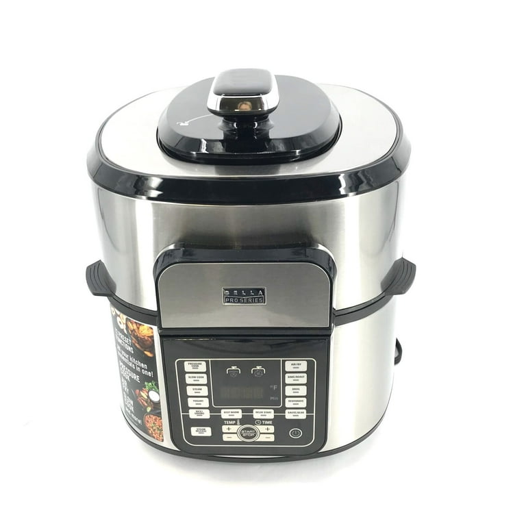 Bella pro series 6.5 qt digital multi cooker with air fryer sale