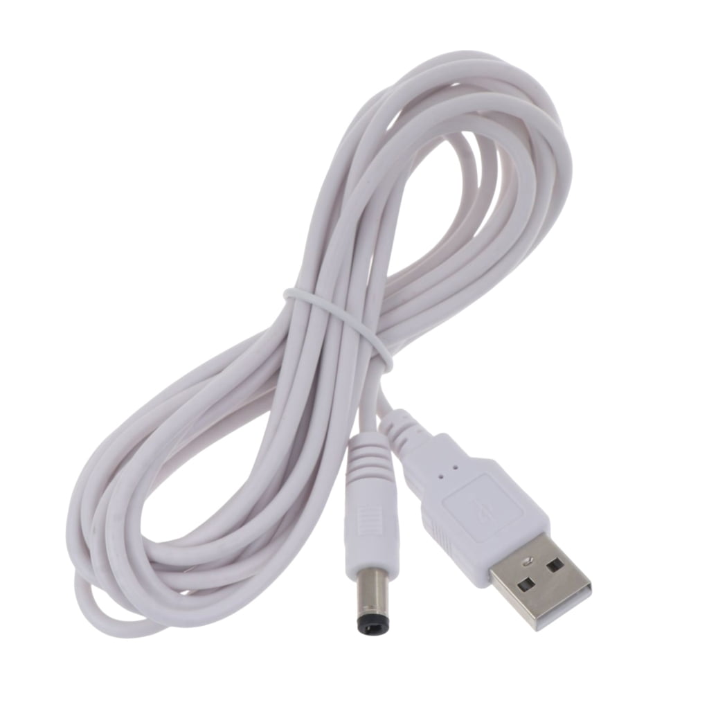 USB to 5.5x2.5mm 5V Charging Cable USB 2.0 to DC5V Charging Adapter