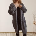thumbnail image 2 of Fesfesfes Women Cardigan Women Casual V-Neck Long Sleeve Fall Sweater Cardigan Blouse Tops, 2 of 6