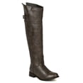 thumbnail image 1 of Breckelles Rider-82 New Women Crinkle Leatherette Round Toe Riding Thigh High Boot, 1 of 6
