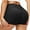 Black, variant on VENUZOR Yoga Shorts for Women Ruched Butt Lifting Booty Anti Cellulite Shorts Scrunch Textured Workout Shorts