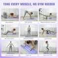 thumbnail image 4 of Wussanun Foldable Pilates Board with Adjustable Resistance, Portable Reformer Machine for Core Training Yoga Full-Body Workout, Multi-Function Home Gym Equipment, 4 of 7