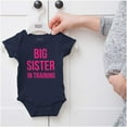 thumbnail image 5 of Big Sister In Training Expecting Bodysuit Jumper Girls Infant Baby Brisco Brands 12M, 5 of 6