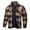 Coffee (New Upgrade), variant on Quilted Lined Shirts Jacket for Men Thermal Work Tops Plaid Long Sleeve Button Down Shirt Outerwear Fall Winter Warm Coats with Pockets Coffee L