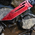 thumbnail image 6 of Dispatch 4.6" Multi-Color Fixed Blade, Hunting Knife,Camping Knife with Leather Sheath and Handle with Cord, 6 of 7