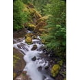 thumbnail image 2 of Jones, Adam 23x32 Gold Ornate Wood Framed with Double Matting Museum Art Print Titled - Tanner Creek-Columbia River Gorge-Oregon, 2 of 4
