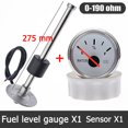 thumbnail image 1 of Water Level Gauge With Water Level Sensor 52mm Water Tank Level Indicator With Red Backlight 100-500mm 0-190 Ohm Sensor, 1 of 1