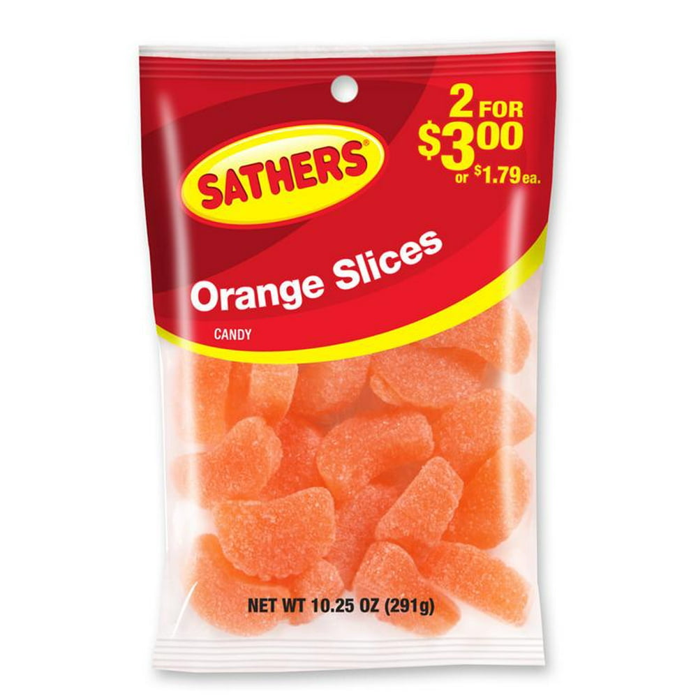 Sathers Orange Slices Gummy Candy, 10.25 Ozs