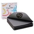 thumbnail image 1 of YR Tapete de Yoga Plegable, Tapete de Ejercicio de Viaje Portátil Antideslizante de TPE+PU para Yoga Caliente, Pilates, HIIT, Gimnasio en Casa, 72x24 inch, 1 of 9