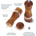thumbnail image 2 of 2 molinillos de sal y pimienta, molinos de especias manuales, molinillo de pimienta de madera, salero y pimentero de madera, salero y pimentero ajustable de madera (color antiguo) oso de fresa Electrónica, 2 of 5