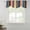 Multicolor, variant on Colorful Striped Tie Up Valance Curtains for Windows, Kitchen Curtains Window Treatments, Farmhouse Stripes Vintage Short Window Shades Valances for Bedroom Bathroom Cafe 54"x18"