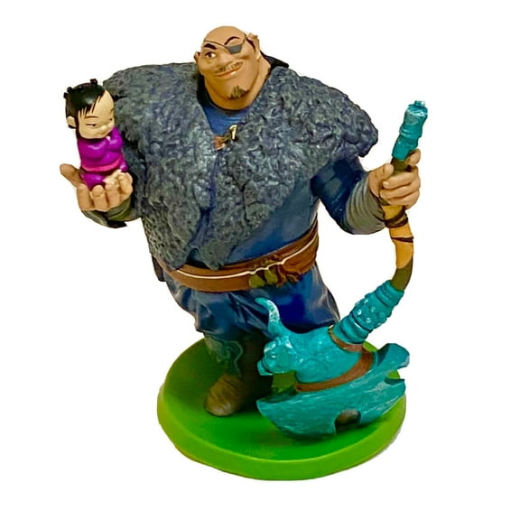 Tong & Baby NOI 5" PVC Cake Topper Figure Figurine Raya & The Last Dragon