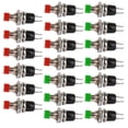 thumbnail image 1 of 20 Piezas Mini Botón De Bloqueo Macarena 7 Mm Rojo Verde, 1 of 8