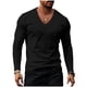 thumbnail image 2 of Ceisia Men's Slim-Fit Long-Sleeve V-Neck T-Shirt Multi-Solid for Summer Casual Gift, 2 of 7