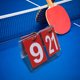 thumbnail image 1 of Marcador Flip a prueba de agua | Portátil Suave Plástico y Cuero Montado | Pantalla de 2/4 dígitos | Azul y Rojo | Alta visibilidad | Interior, Exterior | Tenis de Mesa Baloncesto Bádminton |, 1 of 6