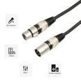 thumbnail image 4 of Cable de Señal DMX 10x Filtrado interferencia 3 pines XLR 9.84 pies Sunnimix, 4 of 8