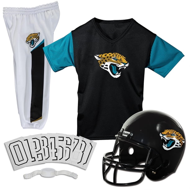 Conjunto de uniforme de fútbol para niños Franklin Sports Jacksonville Jaguars