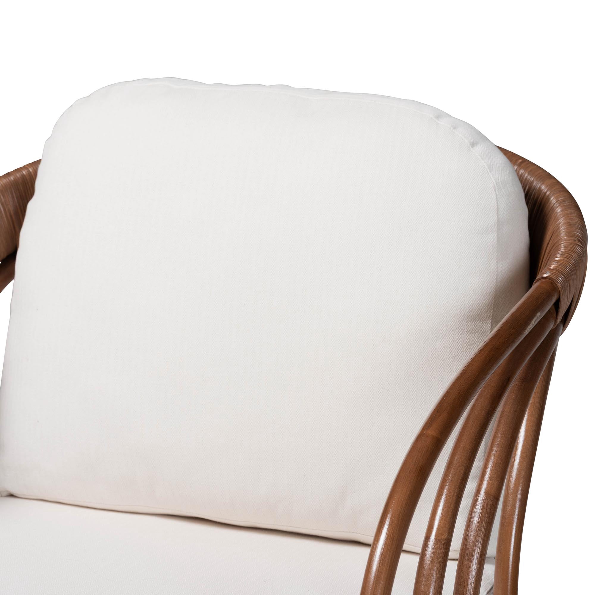 bali & pari Stan Boho Armchair, Light Brown