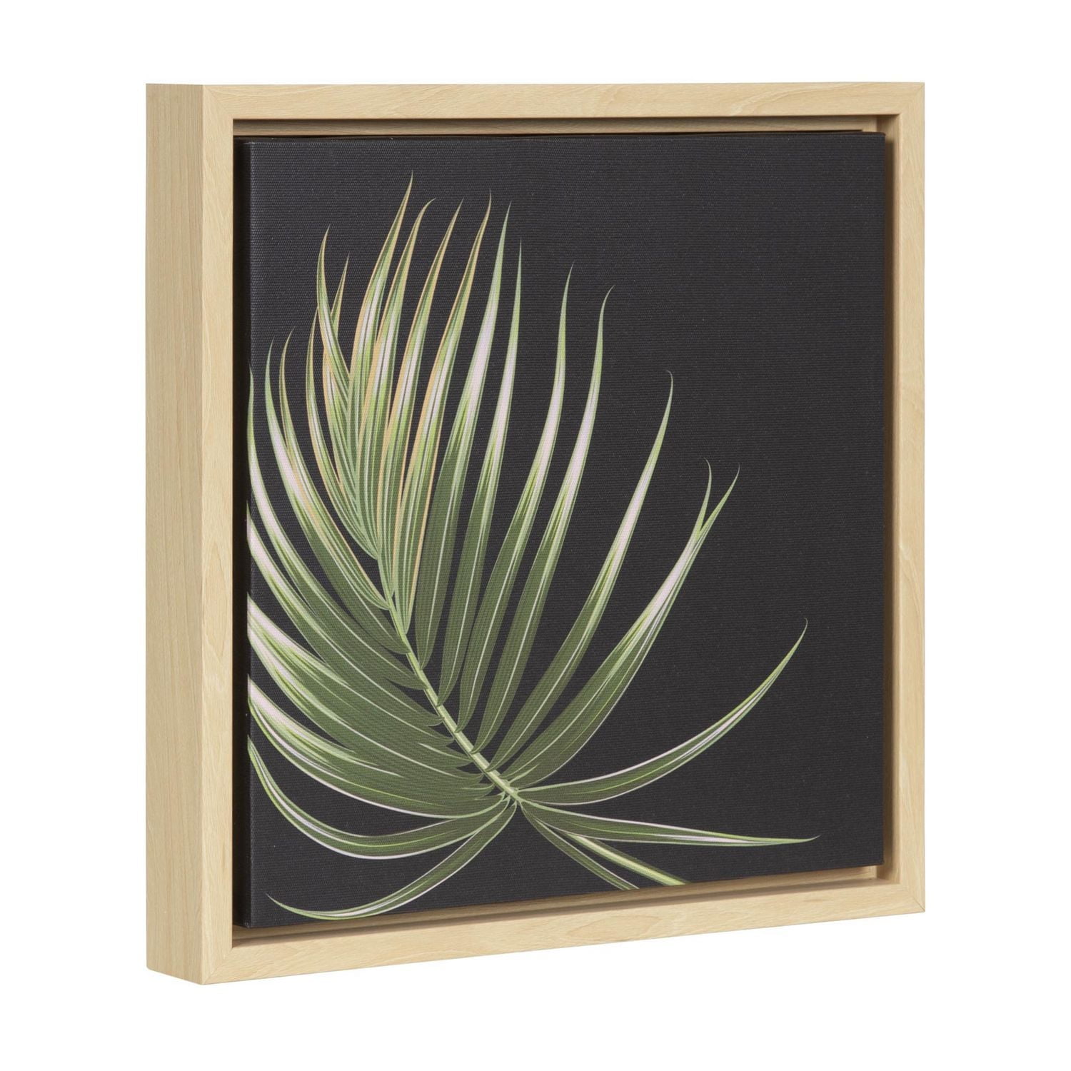 hometrends Palm 2 Framed Canvas Art