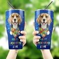 thumbnail image 4 of Autism Awareness Beagle Accept Understand Love 30oz Stainless Steel Tumbler Insulated Cup with Lid Beagles Dog Lover Gifts Idea - 12003, 4 of 5