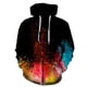 thumbnail image 1 of Sudadera con capucha para hombre, colorida, con cremallera y humo, con estampado 3D, divertida, estilo hip hop, talla grande, para otoño e invierno, ropa de calle de calidad., 1 of 6