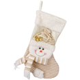 thumbnail image 1 of Christmas Tree Stocking Hanging Cute Decorative Holiday Stocking Xmas Stocking, 1 of 8