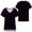 Black, variant on Women's Striped Long Sleeve Crew Neck T Shirt Top For Everyday Wear Soft Comfortable Fit Modern Tonal Striped Design Summer T Shirts