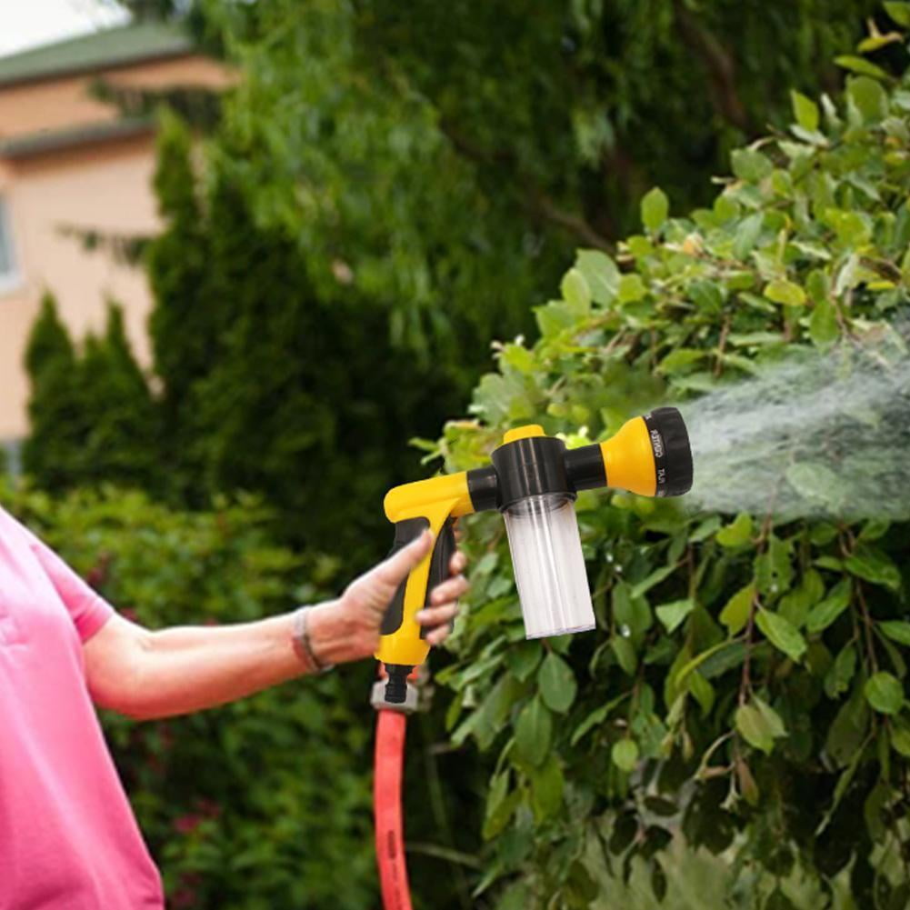 High Pressure Hose Spray Nozzle 8 Way Spray Pattern with 3.5oz/100cc