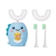 thumbnail image 2 of Cepillo de dientes eléctrico sónico con forma de U de 360 grados con dibujos animados para niños, blanqueador de dientes con luz, cepillo de dientes inteligente recargable, 2 of 5