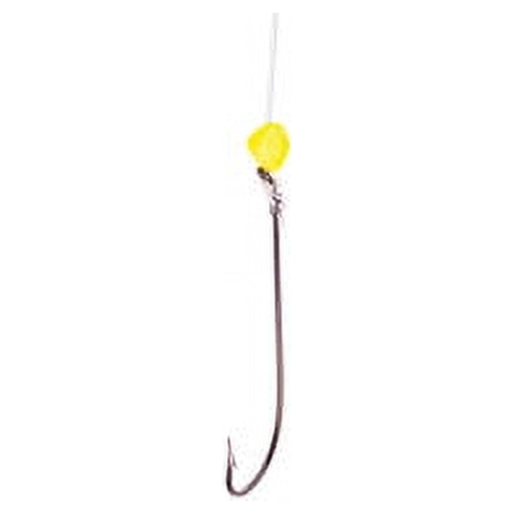Lazer Sharp 9180H-2 Snelled O'Shaughnessy 1X Long Hook, Bronze, Size 2