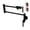 Matte Black, variant on Kingston Brass KS4102CKL Kaiser Two-Handle 1-Hole Wall Mount Pot Filler Faucet in Polished Brass